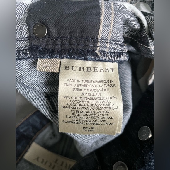 Burberry BRIT Steadman Mens Button Fly Slim Fit Denim - Picture 5 of 6